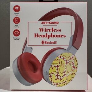 Art + Sound Wireless Headphones! Bluetooth compatible! New in package!